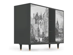 Aparador - 125x98x48 cm - BS2 - Castle by Breugel, Antracita