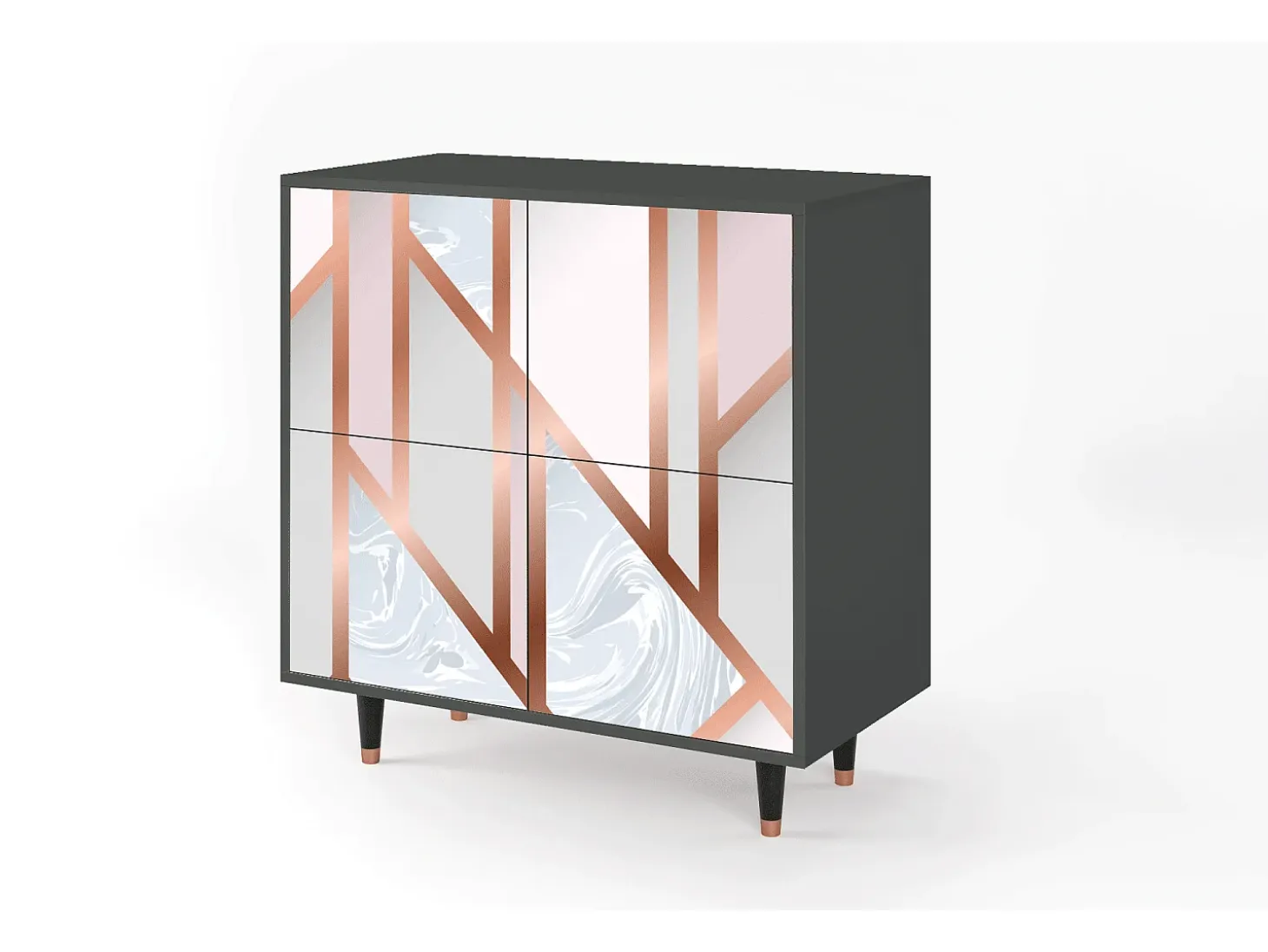 Aparador - 94x96x48 cm - BS3 - Champagne Story, Antracita