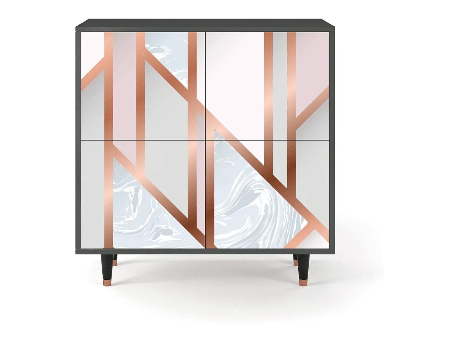 Aparador - 94x96x48 cm - BS3 - Champagne Story, Antracita