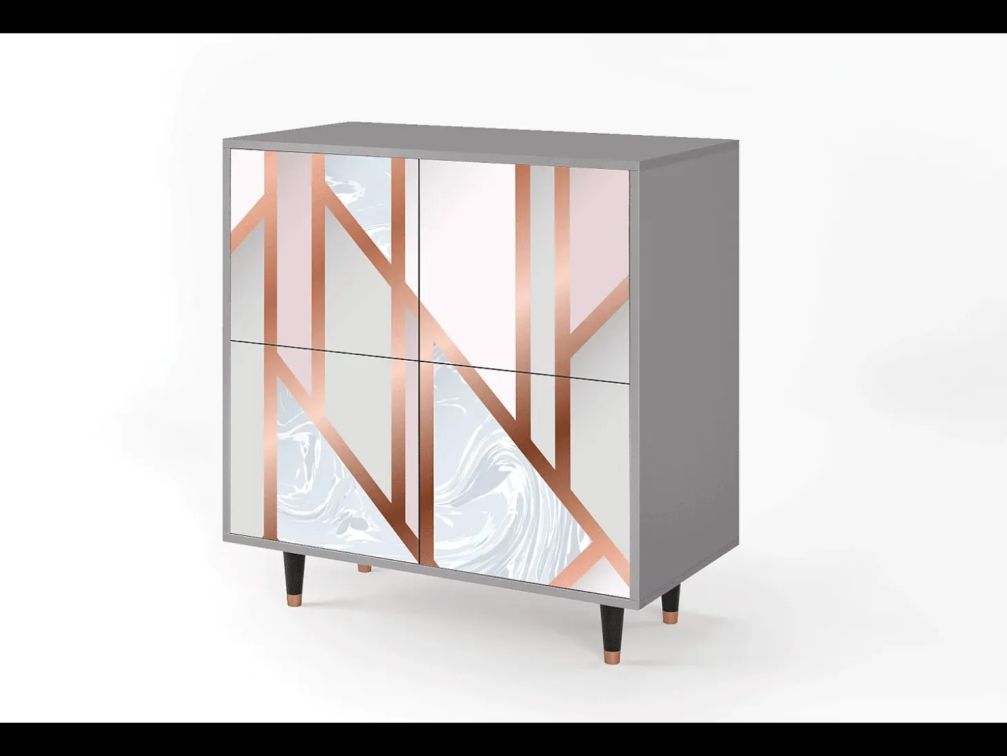 Aparador - 94x96x48 cm - BS3 - Champagne Story, Gris