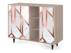 Aparador - 125x98x48 cm - BS2 - Champagne Story, Latte