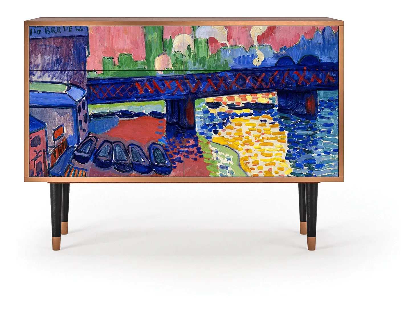 Aparador - 115x85x48 cm - BS4 - Charing Cross Bridge, Nogal