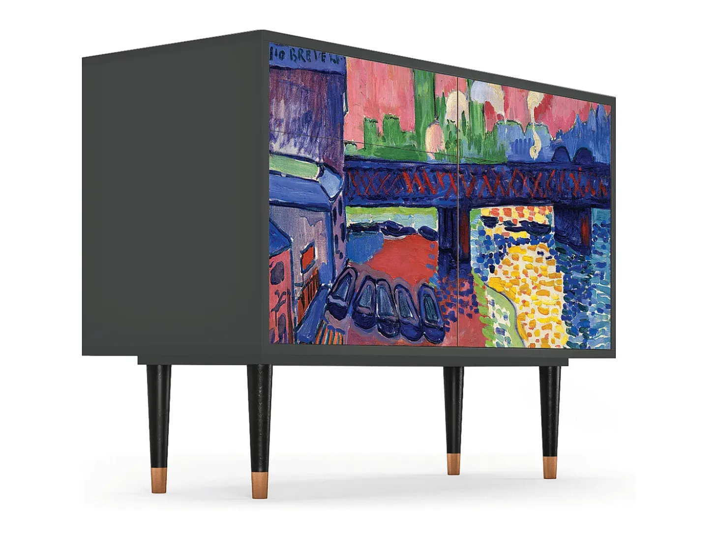 Aparador - 115x85x48 cm - BS4 - Charing Cross Bridge, Antracita