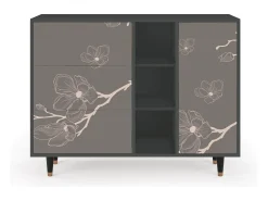 Aparador - 125x98x48 cm - BS2 - Cherry Blossom, Antracita