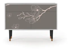 Aparador - 115x85x48 cm - BS4 - Cherry Blossom, Gris