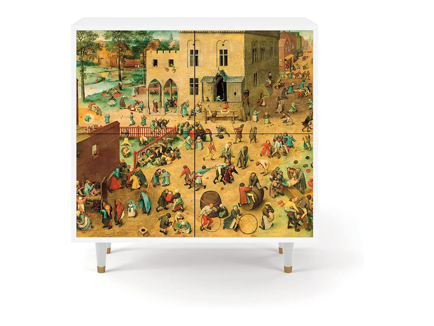 Aparador - 94x96x48 cm - BS3 - Children Games, Blanco
