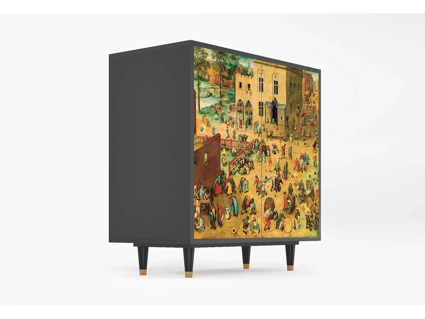 Aparador - 94x96x48 cm - BS3 - Children Games, Antracita