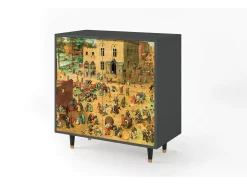 Aparador - 94x96x48 cm - BS3 - Children Games, Antracita