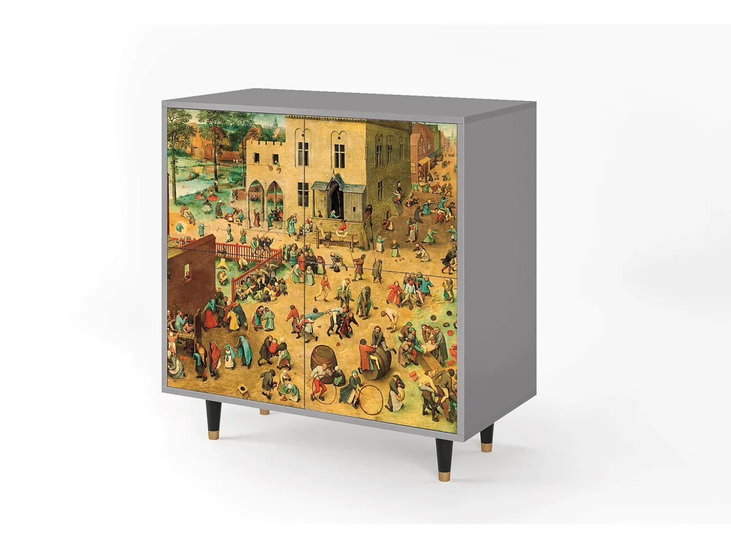 Aparador - 94x96x48 cm - BS3 - Children Games, Gris