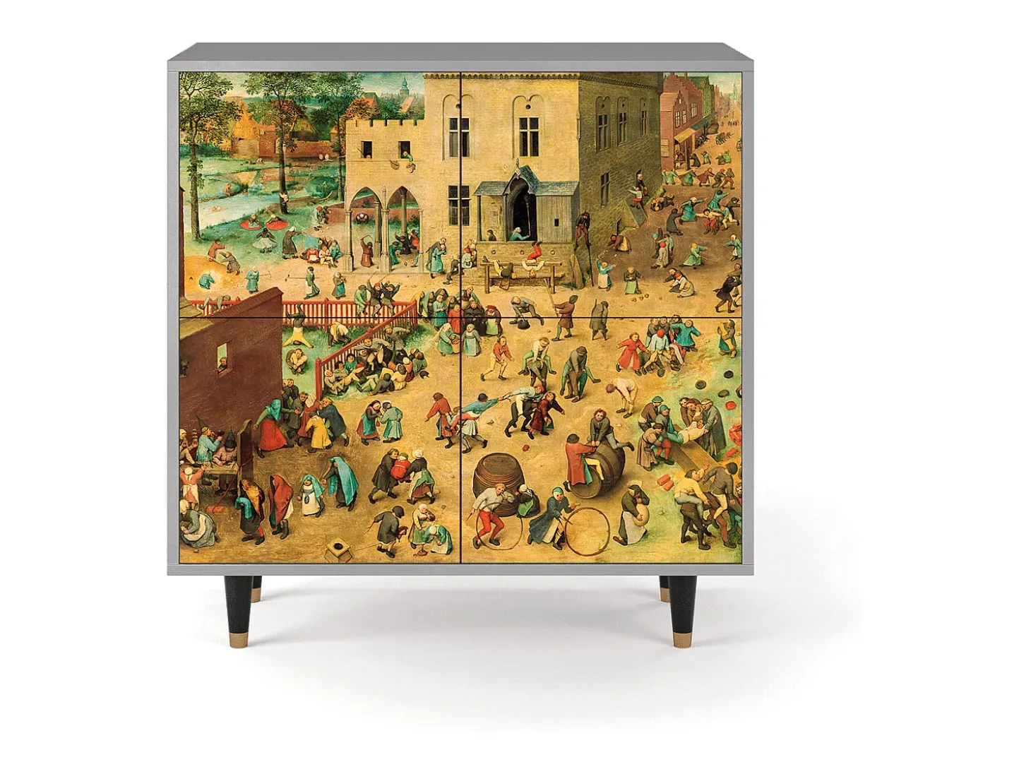 Aparador - 94x96x48 cm - BS3 - Children Games, Gris