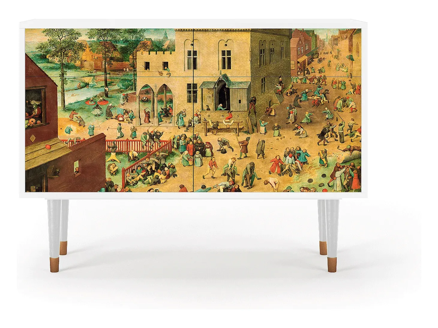 Aparador - 115x85x48 cm - BS4 - Children Games, Blanco