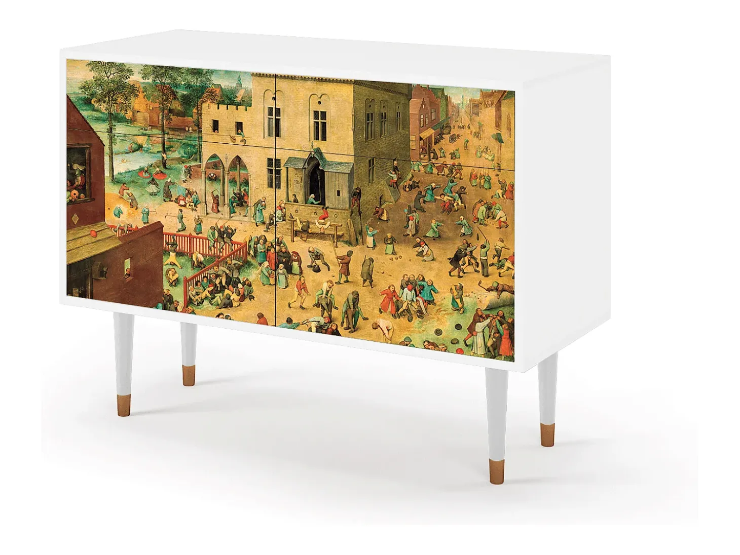 Aparador - 115x85x48 cm - BS4 - Children Games, Blanco