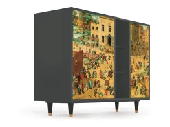 Aparador - 125x98x48 cm - BS2 - Children Games, Antracita