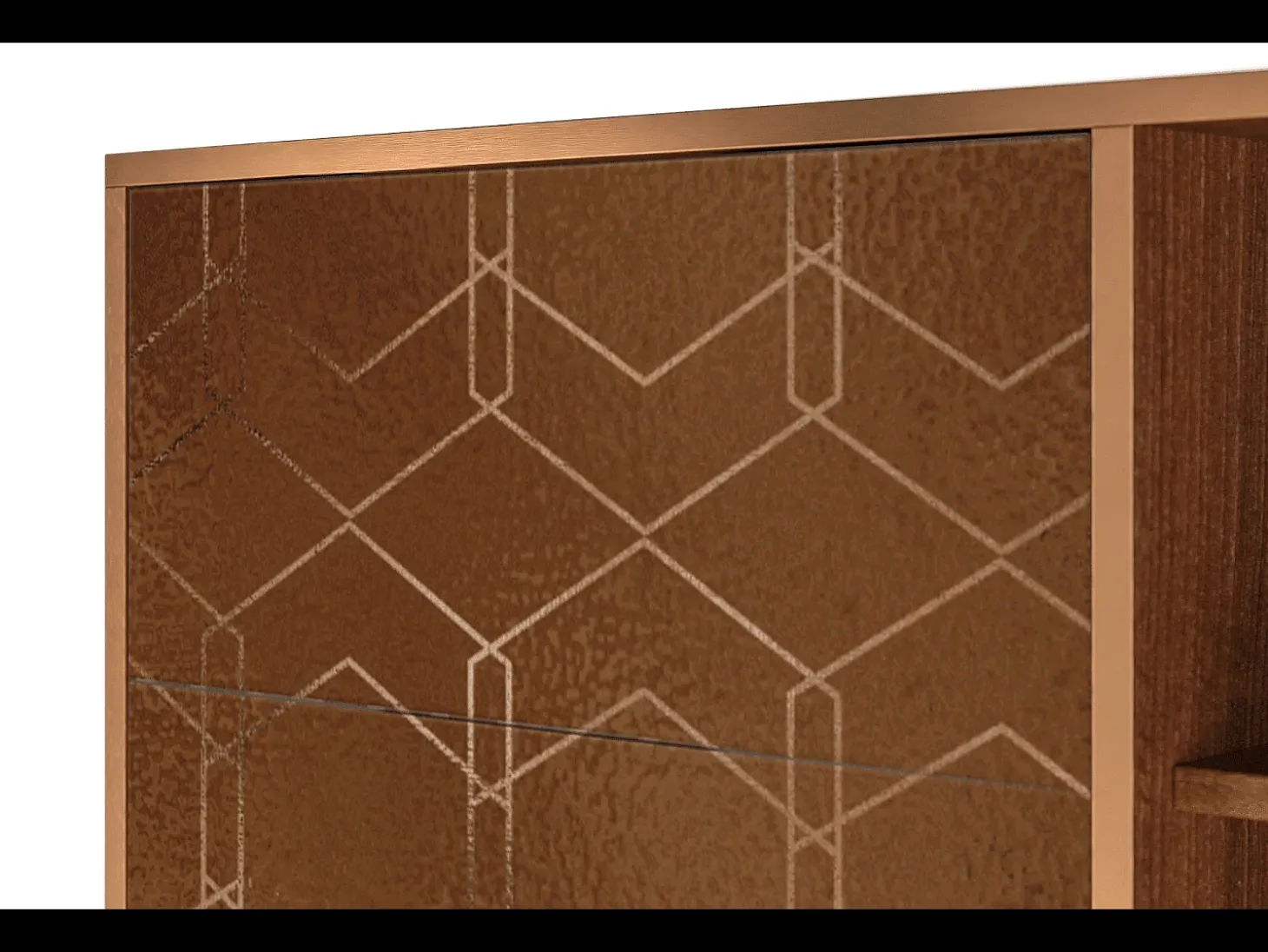 Aparador - 125x98x48 cm - BS2 - Chocolate Bar, Nogal
