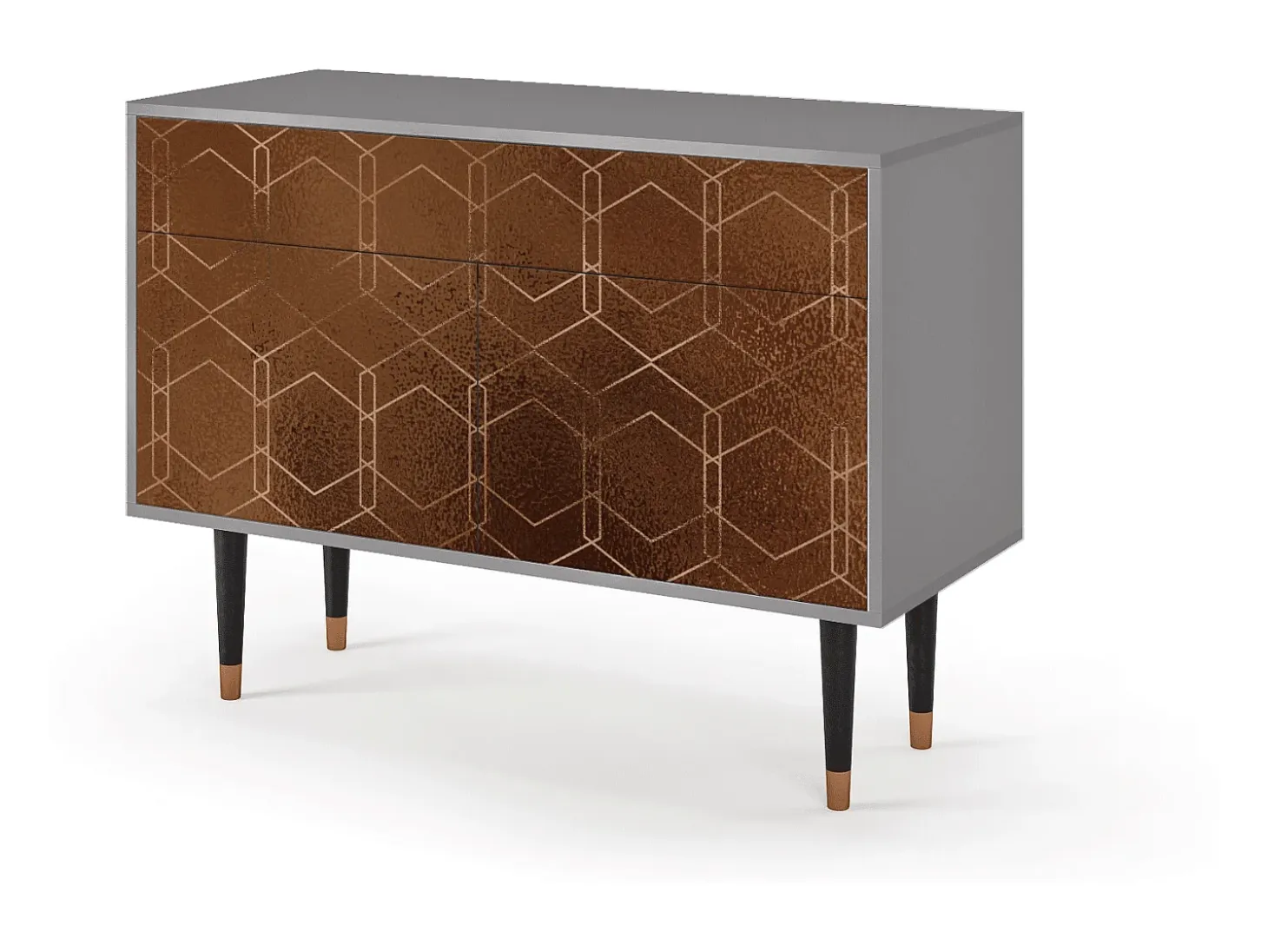 Aparador - 115x85x48 cm - BS4 - Chocolate Bar, Gris
