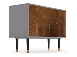 Aparador - 115x85x48 cm - BS4 - Chocolate Bar, Gris