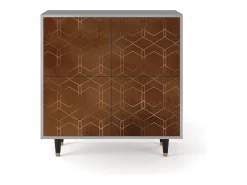 Aparador - 94x96x48 cm - BS3 - Chocolate Bar, Gris