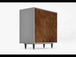 Aparador - 94x96x48 cm - BS3 - Chocolate Bar, Gris