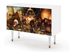 Aparador - 115x85x48 cm - BS4 - Christ in Limbo, Blanco