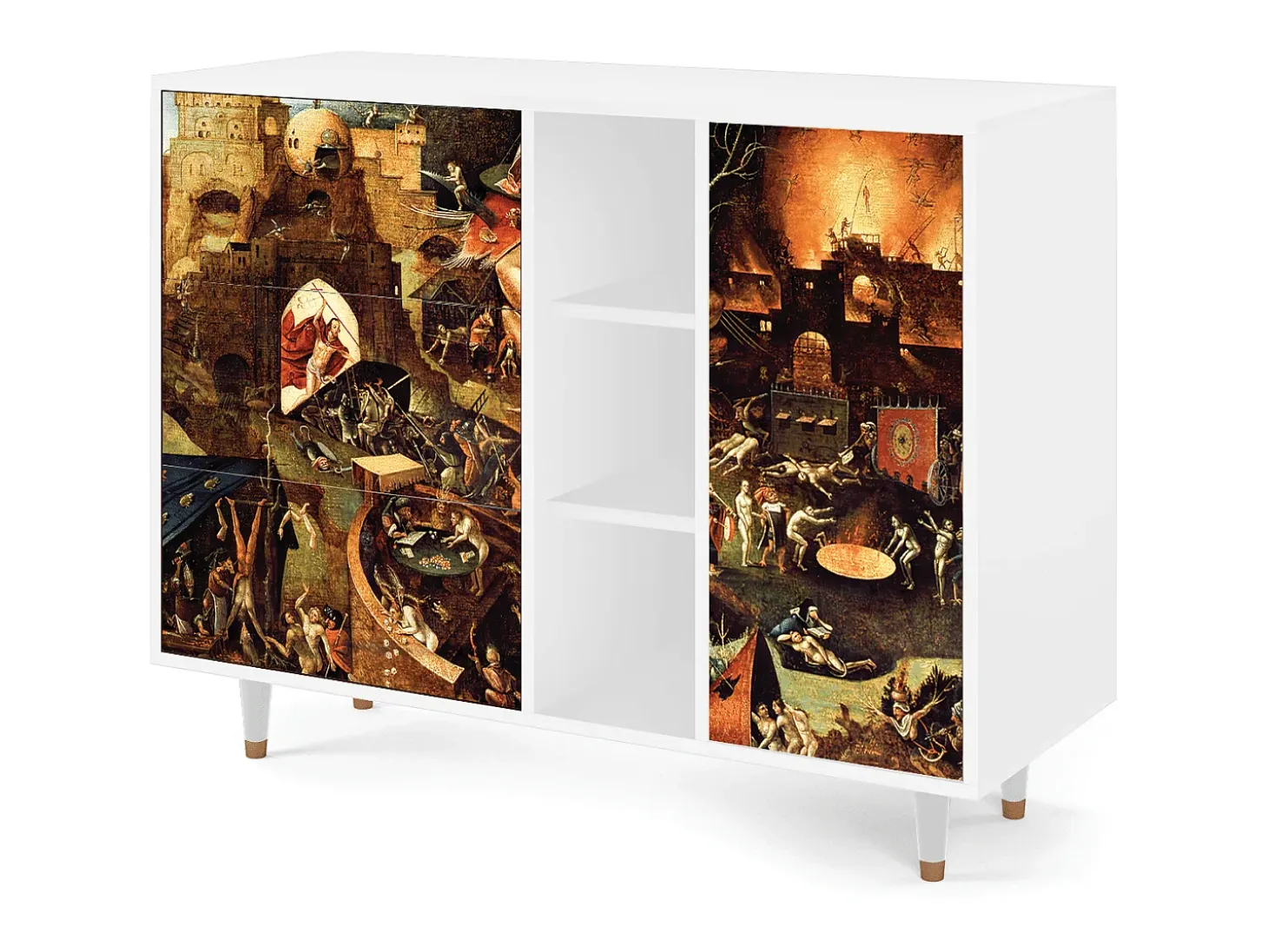 Aparador - 125x98x48 cm - BS2 - Christ in Limbo, Blanco