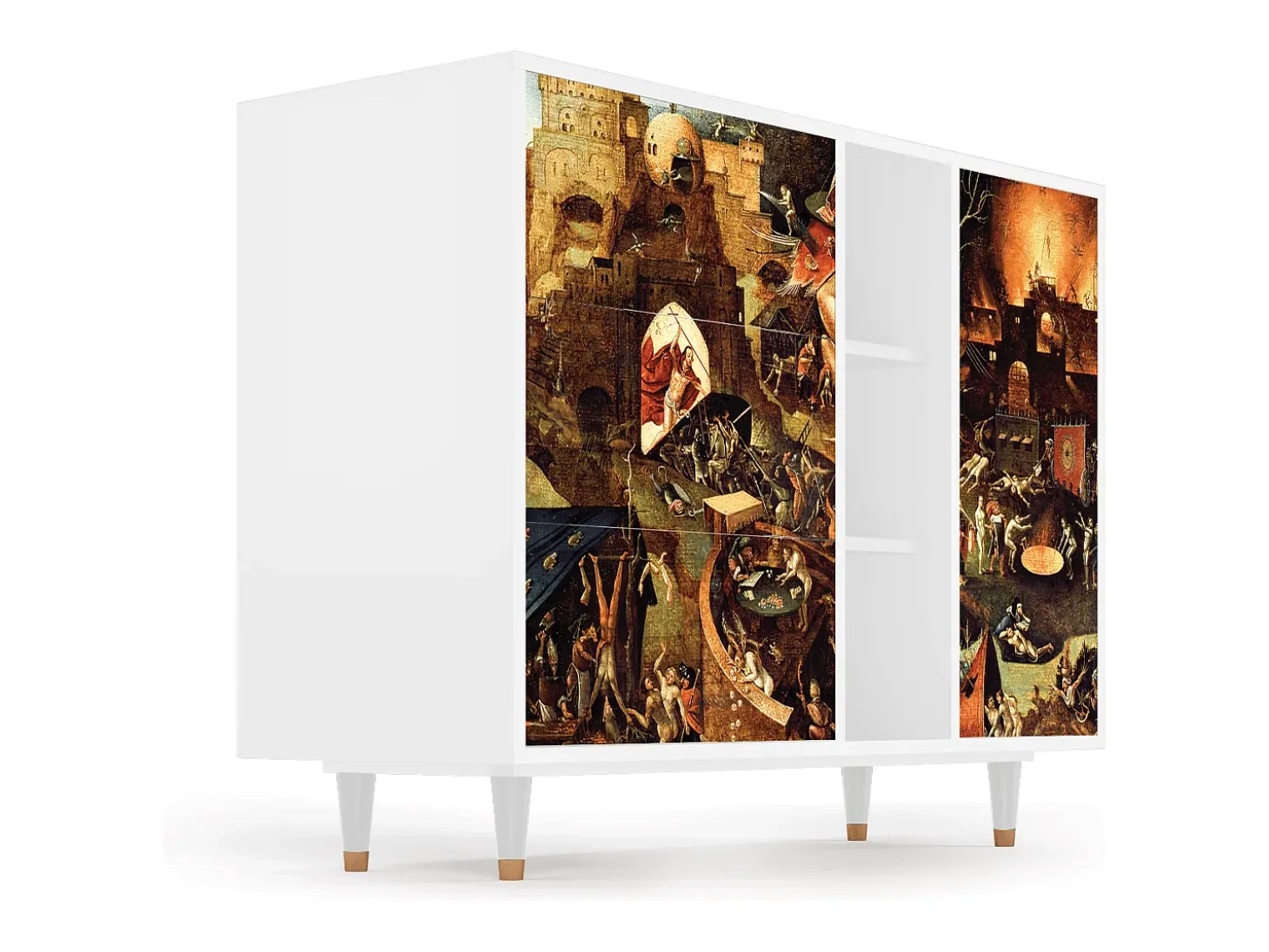 Aparador - 125x98x48 cm - BS2 - Christ in Limbo, Blanco