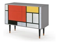 Aparador - 115x85x48 cm - BS4 - Composition, Gris
