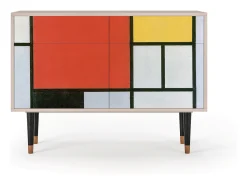 Aparador - 115x85x48 cm - BS4 - Composition, Latte