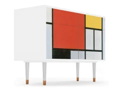 Aparador - 115x85x48 cm - BS4 - Composition, Blanco