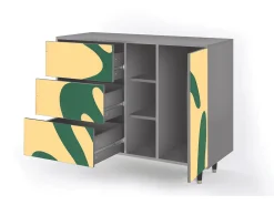 Aparador - 125x98x48 cm - BS2 - Constellations by Arp, Gris