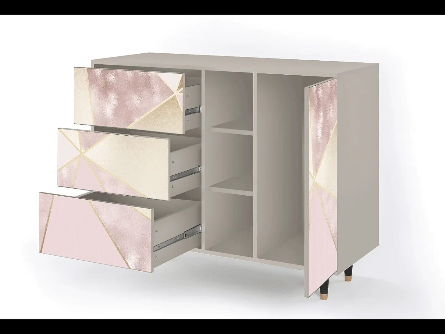 Aparador - 125x98x48 cm - BS2 - Cosmopolitan Diva, Arena