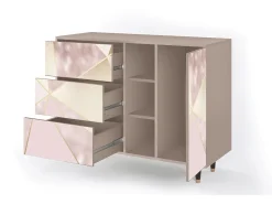 Aparador - 125x98x48 cm - BS2 - Cosmopolitan Diva, Latte