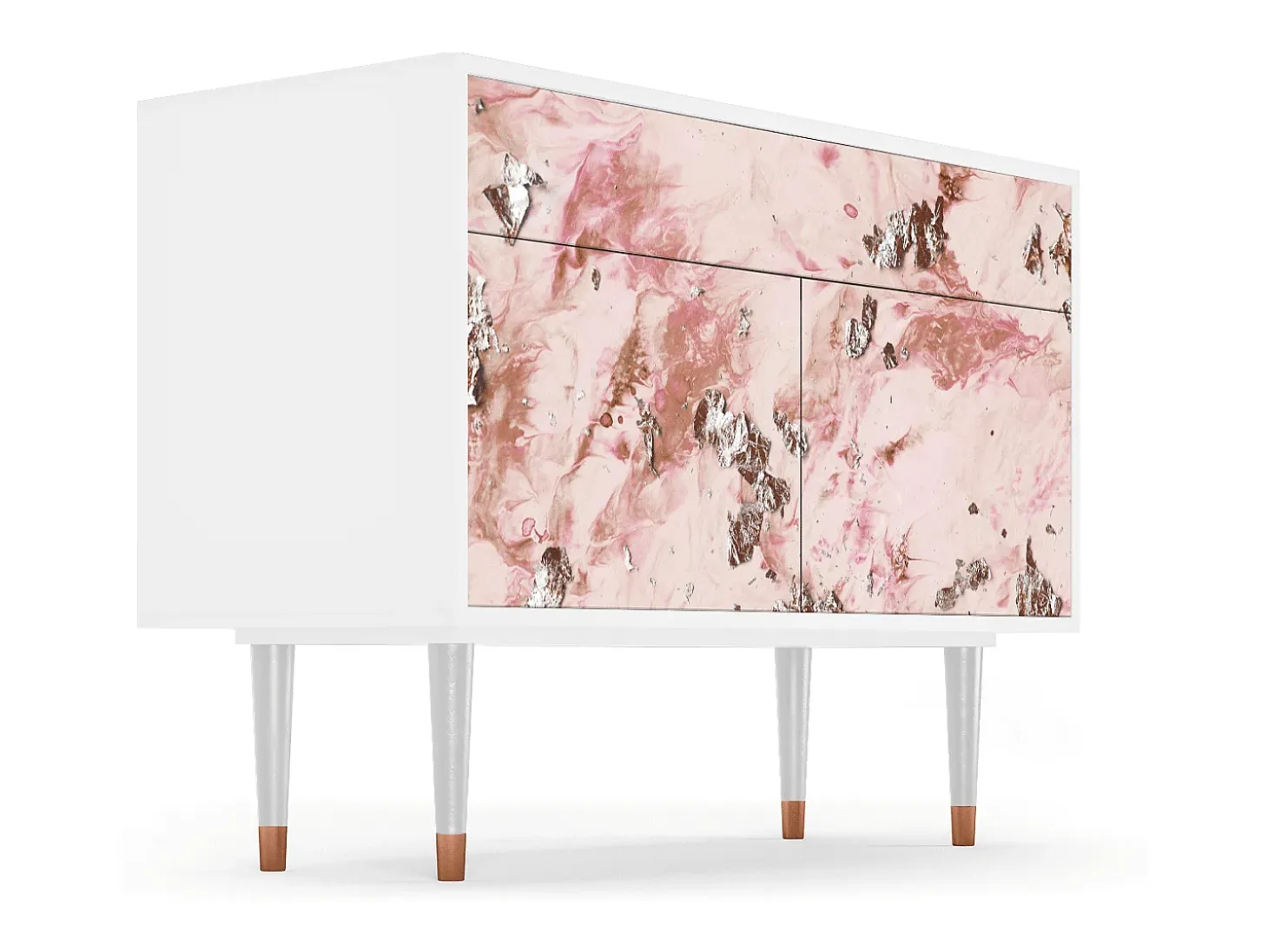Aparador - 115x85x48 cm - BS4 - Cotton Candy, Blanco