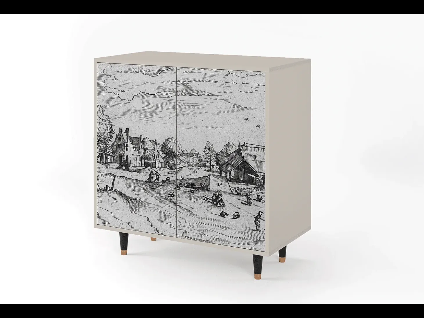 Aparador - 94x96x48 cm - BS3 - Country Village, Arena