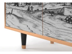 Aparador - 94x96x48 cm - BS3 - Country Village, Nogal