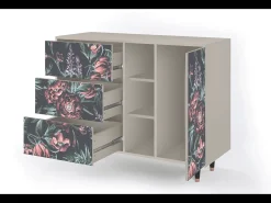 Aparador - 125x98x48 cm - BS2 - Dark Peonies, Arena
