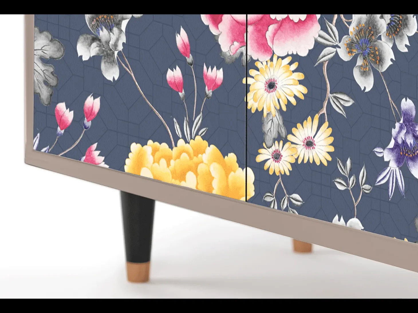 Aparador - 94x96x48 cm - BS3 - Dark Flower Bed, Latte