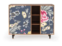 Aparador - 125x98x48 cm - BS2 - Dark Flower Bed, Nogal