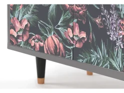 Aparador - 94x96x48 cm - BS3 - Dark Peonies, Gris
