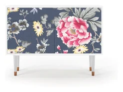 Aparador - 115x85x48 cm - BS4 - Dark Flower Bed, Blanco