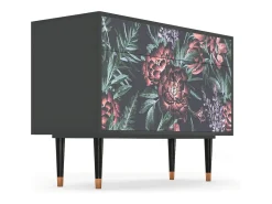 Aparador - 115x85x48 cm - BS4 - Dark Peonies, Antracita