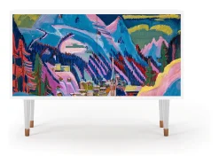 Aparador - 115x85x48 cm - BS4 - Davos Winter, Blanco