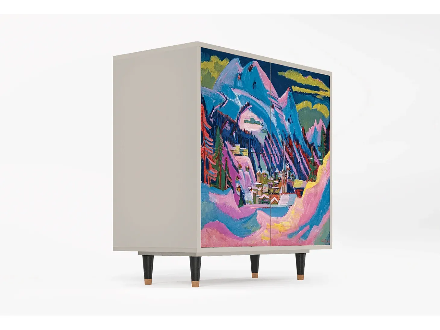 Aparador - 94x96x48 cm - BS3 - Davos Winter, Arena