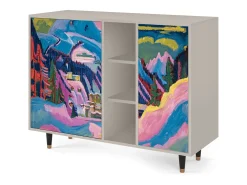 Aparador - 125x98x48 cm - BS2 - Davos Winter, Arena
