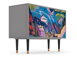 Aparador - 115x85x48 cm - BS4 - Davos Winter, Gris