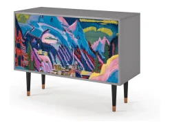 Aparador - 115x85x48 cm - BS4 - Davos Winter, Gris