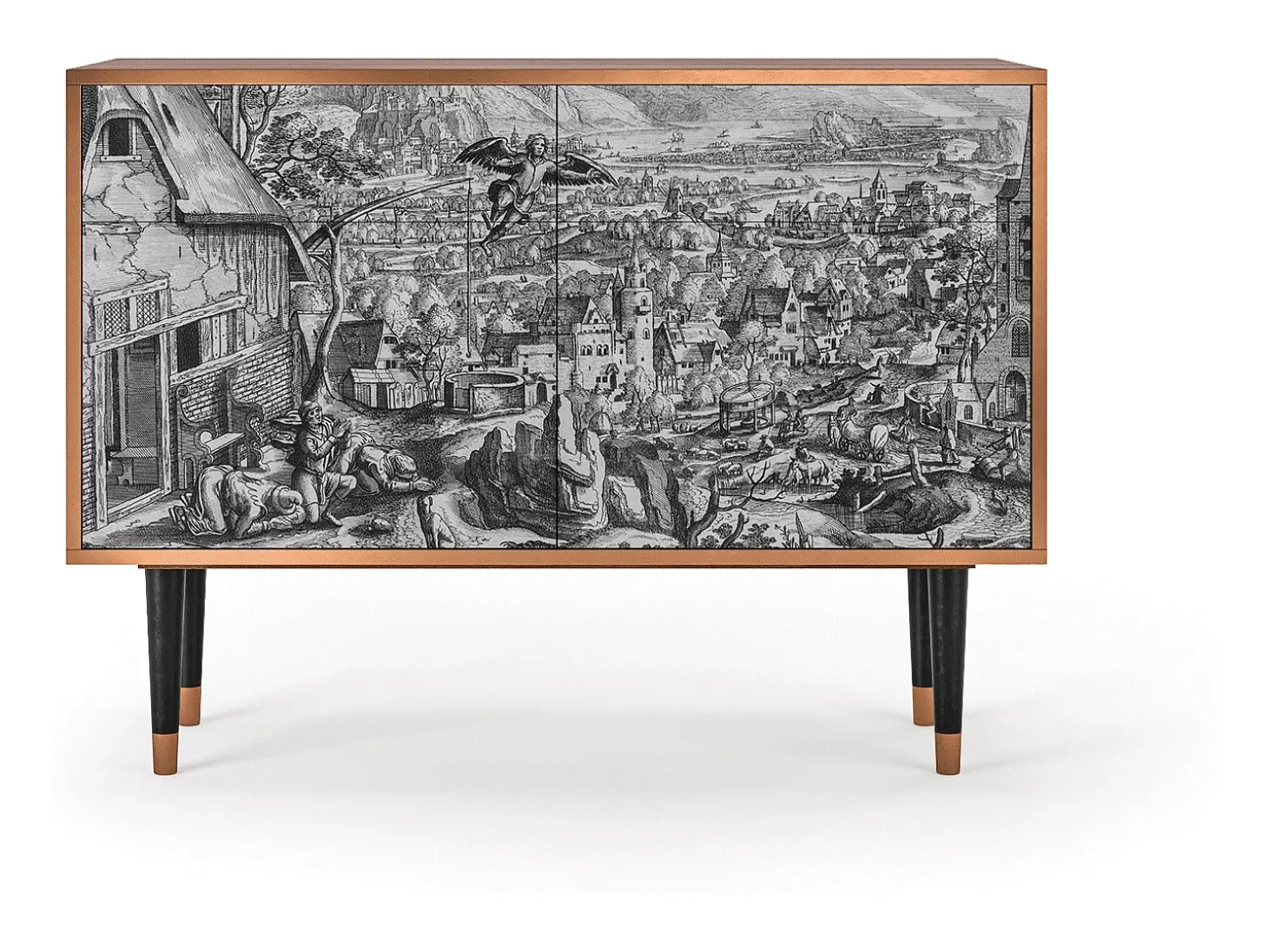 Aparador - 115x85x48 cm - BS4 - Departure, Nogal