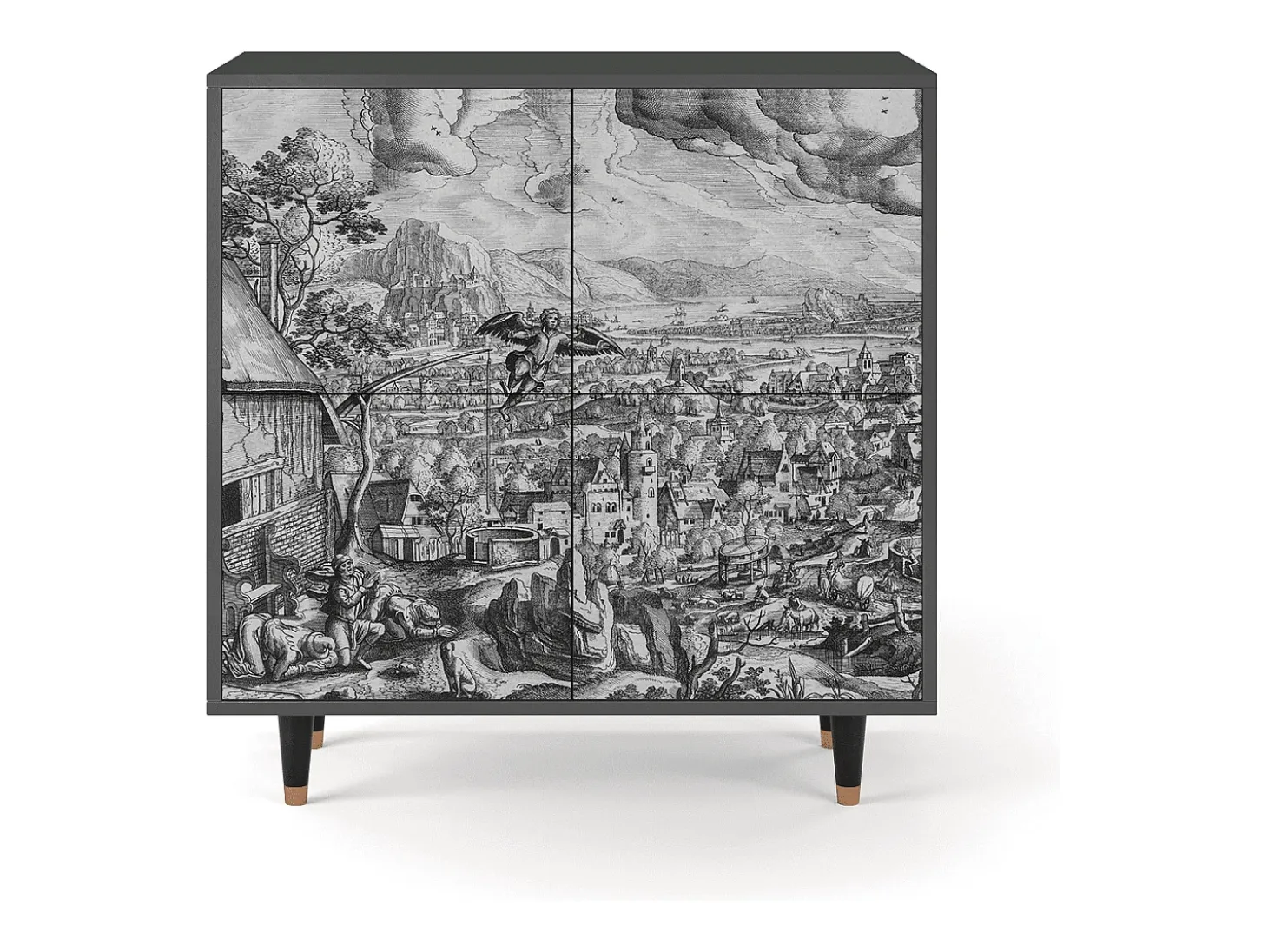 Aparador - 94x96x48 cm - BS3 - Departure, Antracita