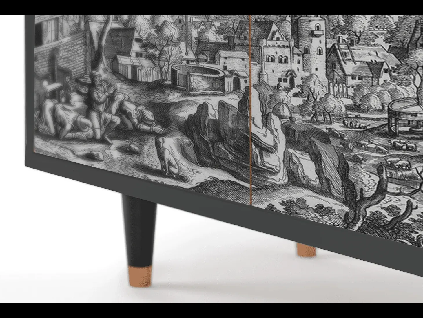 Aparador - 94x96x48 cm - BS3 - Departure, Antracita