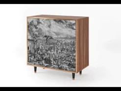Aparador - 94x96x48 cm - BS3 - Departure, Nogal