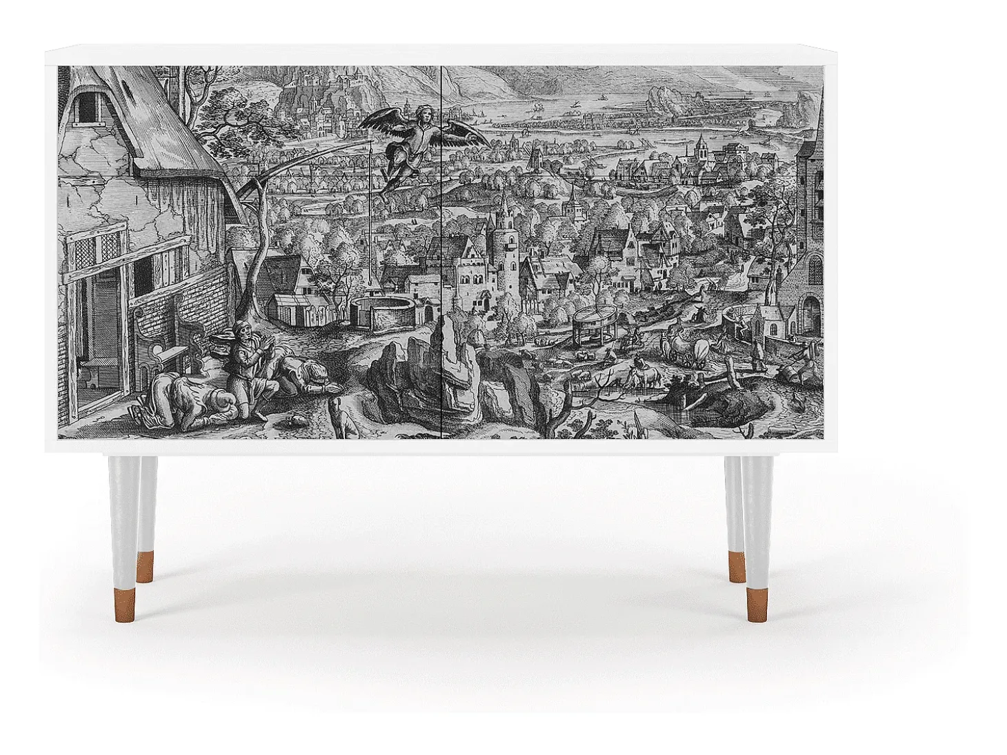 Aparador - 115x85x48 cm - BS4 - Departure, Blanco